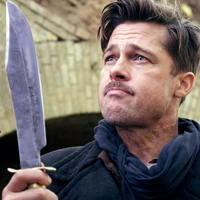Brad Pitt as Lt. Aldo Raine in “Inglorious Basterds”.